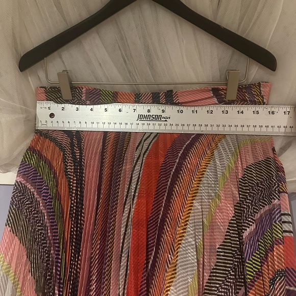 Brigitte Herskind Nessa Multicolor Striped Midi Skirt - Picture 7 of 9